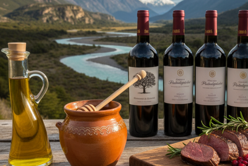 sabores patagonicos miel aceite de oliva ciervo vinos mesa y rio